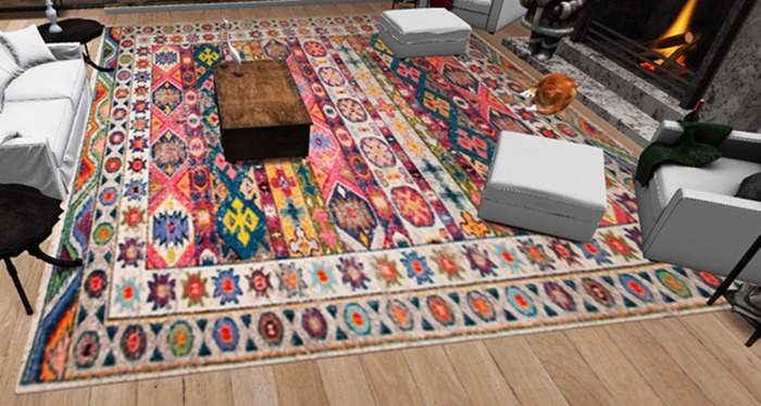 SAFAVIIEH NATIVE AMERICANA AREA RUG