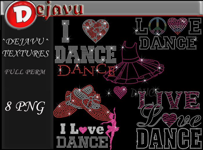 ^^Dejavu^ Full Perm Rhinestone Dance Png 03