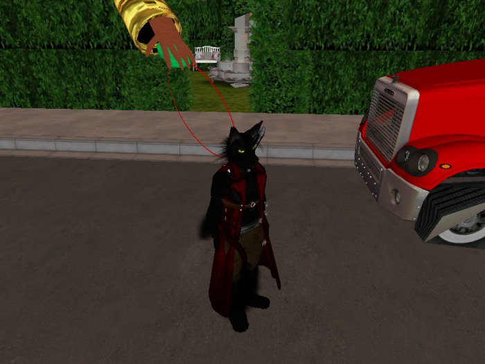 Joke Article Leash Hand Over Avi