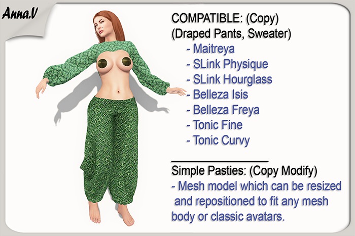 Anna.V _Set oriental  Bushra_07  _ Maitreya, Slink, Belleza ,Tonic