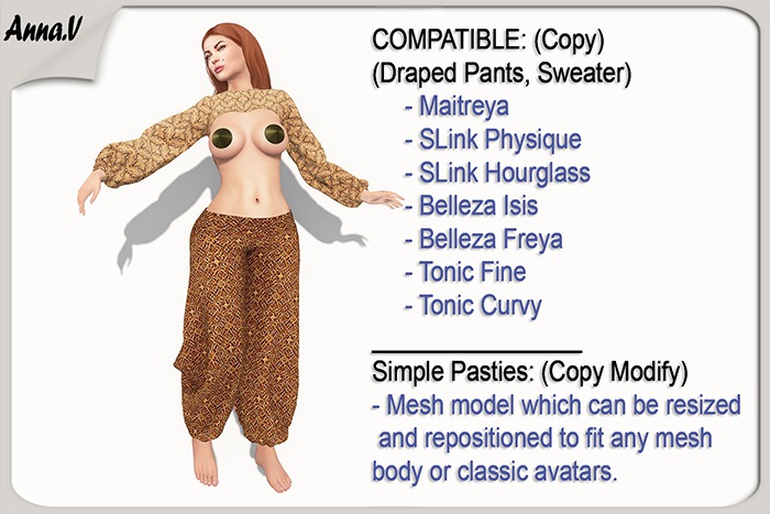 Anna.V _Set oriental  Bushra_05  _ Maitreya, Slink, Belleza ,Tonic