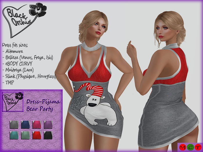 [BO]- Dress-Pijama- Bear Party- (Packed)- (Add me)