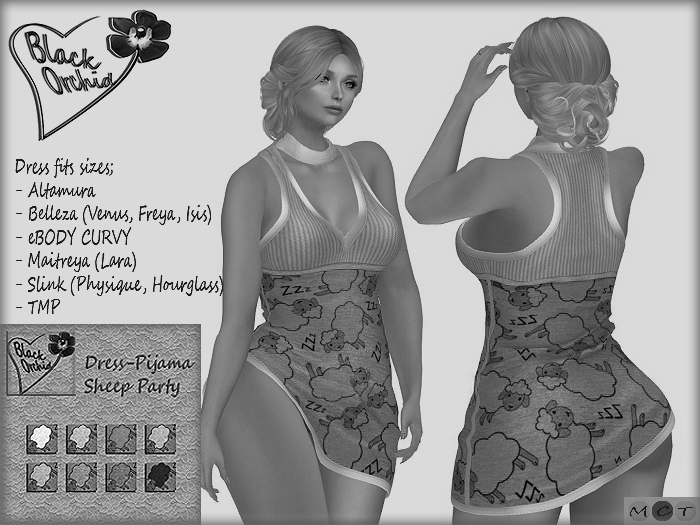 [BO]- Dress-Pijama- Sheep Party- (Demo)- (Packed)- (Add me)