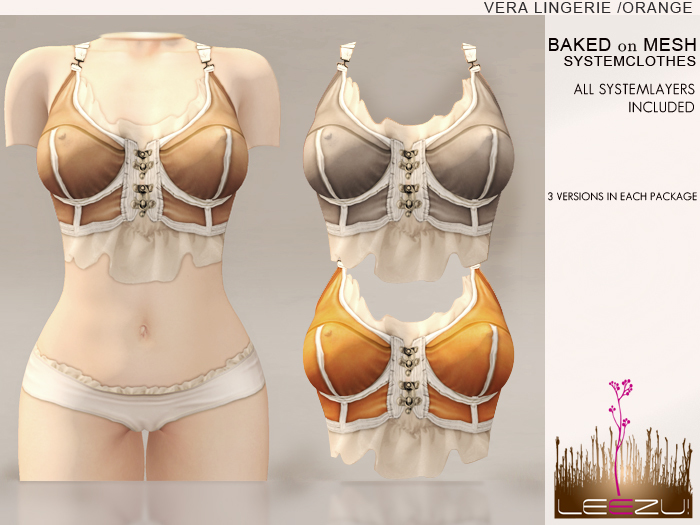 [LeeZu!] Vera Outfit (systemclothes) /orange