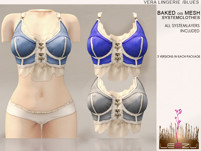 [LeeZu!] Vera Outfit (systemclothes) /blues
