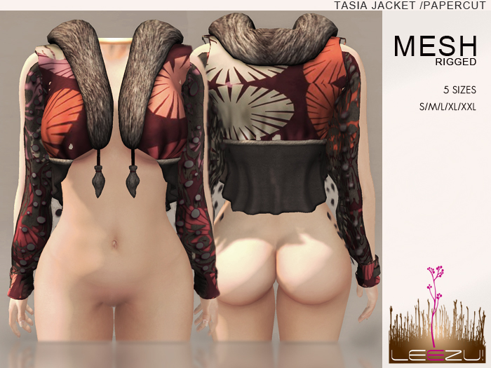 [LeeZu!] Tasia Jacket (mesh,rigged) /papercut