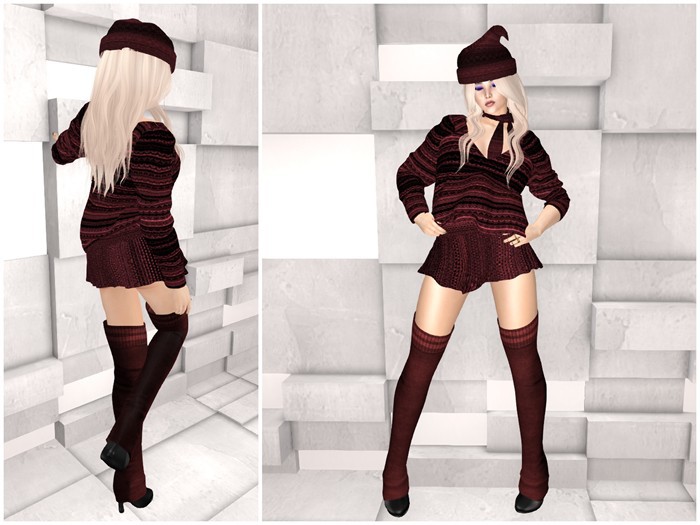 Altamura Winteroutfit dark red