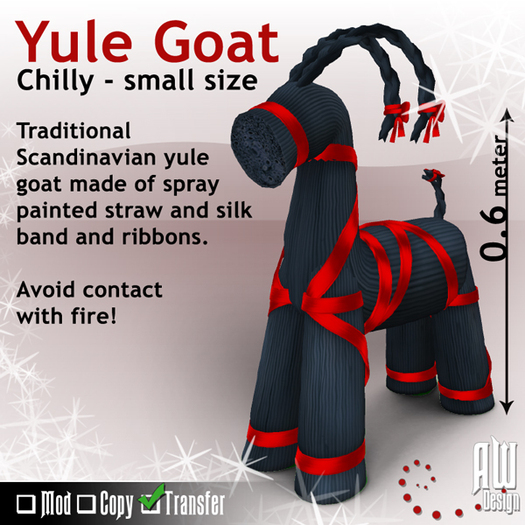 Yule goat Chilly - Small