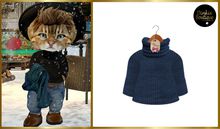 *DB* DINKIES BEN ROLL NECK SWEATER * navy