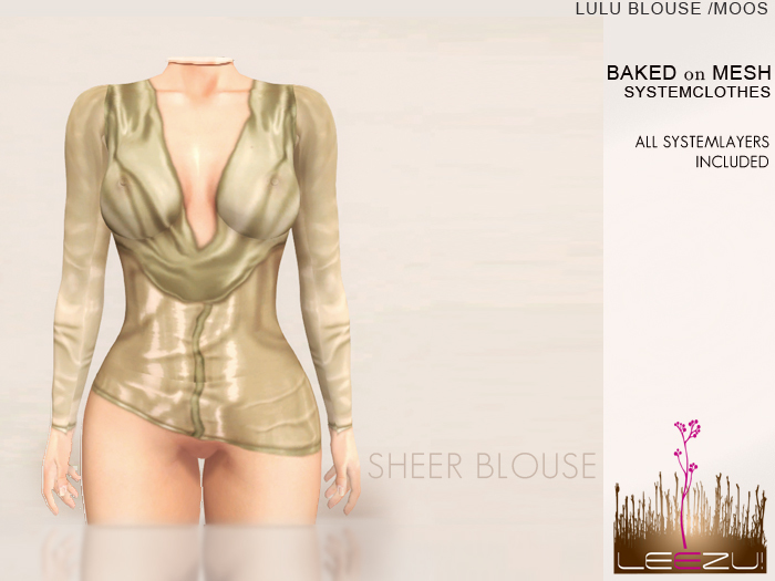 [LeeZu!] LuLu Blouse /moos