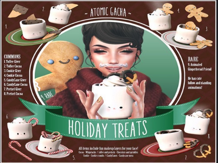 .Atomic. {Holiday Treats} Gingerbread Friend RARE BOXED
