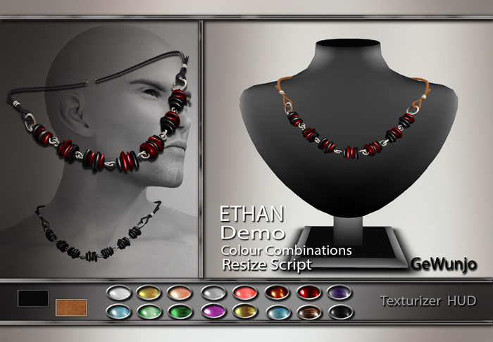 GeWunjo : ETHAN male necklace DEMO