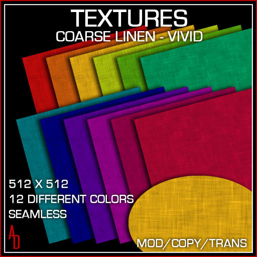 Textures - Coarse Linen - Vivid