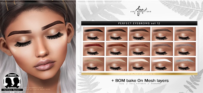 Just Magnetized - Perfect Eyebrows set 12 BOM