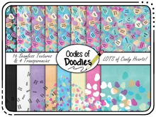 Oodles of Doodles - LOTS of Candy Hearts!