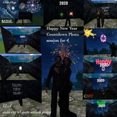 Happy New Year Countdown photo session for 4-box