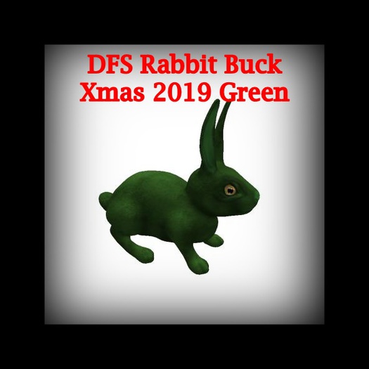 DFS TEXTURE - DFS Rabbit Buck  - Xmas 2019 Green