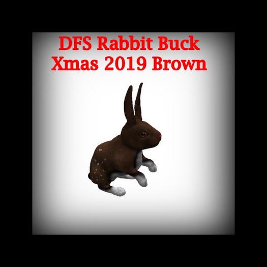 DFS TEXTURE - DFS Rabbit Buck  - Xmas 2019 Brn