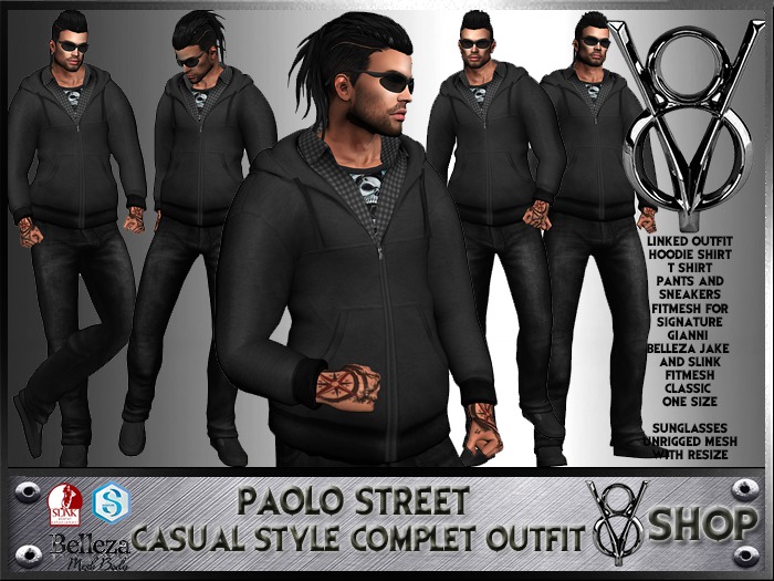+V8 SHOP+ PAOLO CASUAL COMPLET OUTFIT +