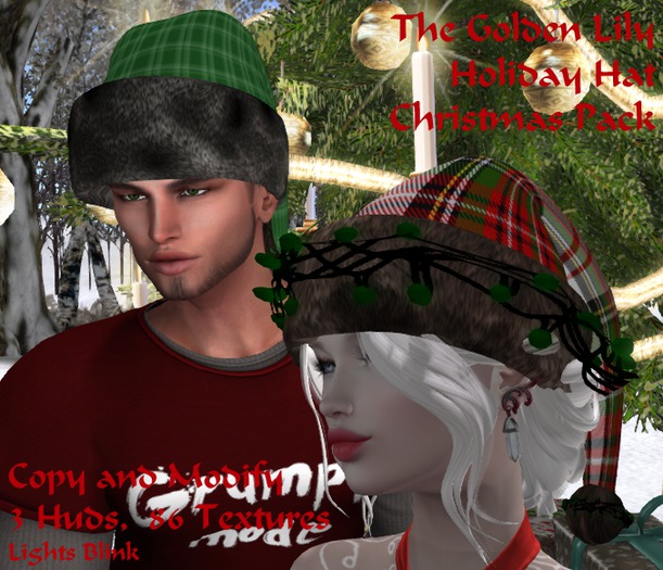 *TGL* Holiday Hat ~ Christmas Pack