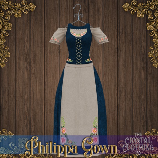 [CC Co.] Philippa - Gown - Azure