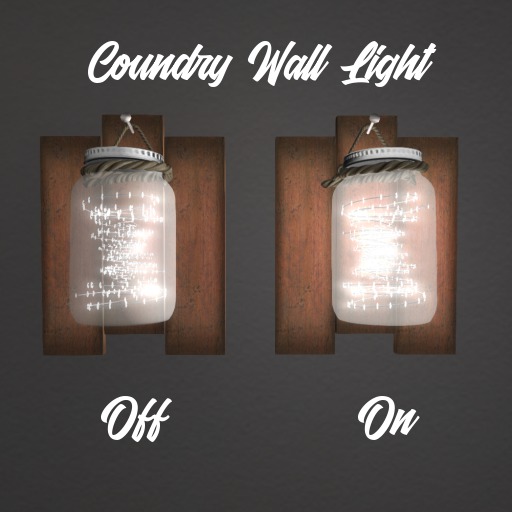 {SHY} Country Wall Light (add to unpack)