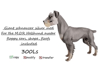 Hellhund: Giant Schnauzer Silver Mod