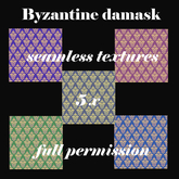 Byzantine damask textures pack