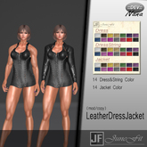 [JuneFit] FitnessNana_LeatherDressJacket