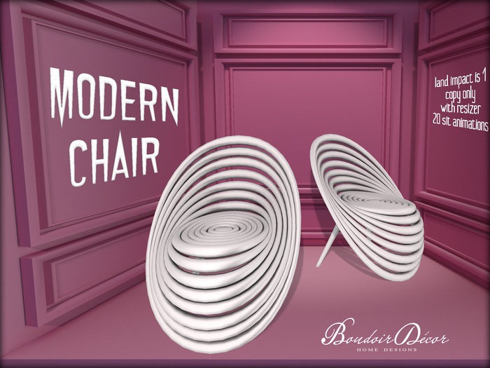 Modern Chair White
