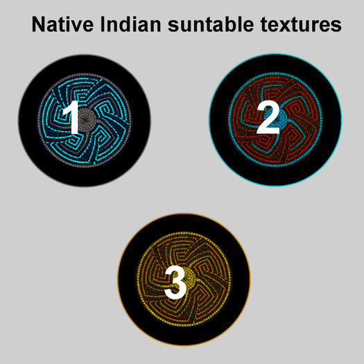 Native Indian suntable textures