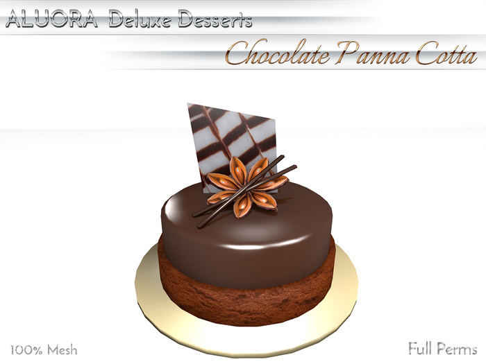 ALUORA Chocolate Panna Cotta - Vendor