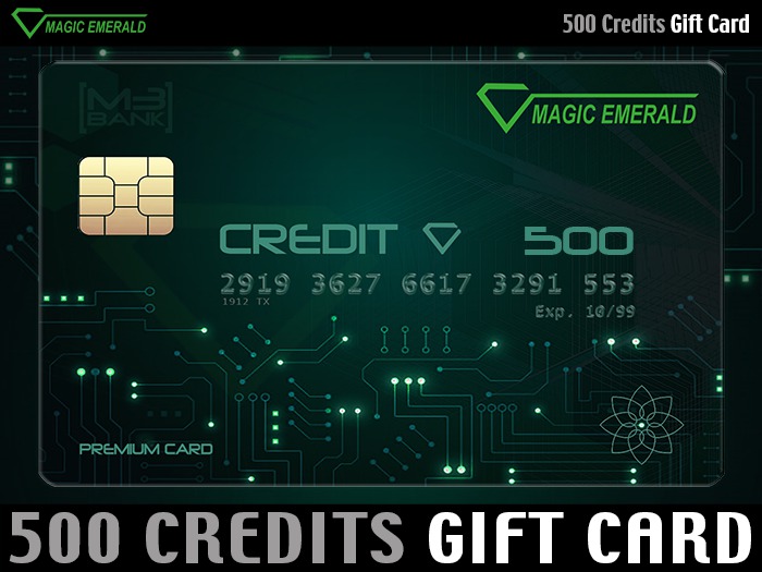 [Magic Emerald] 500 Credits Gift Card