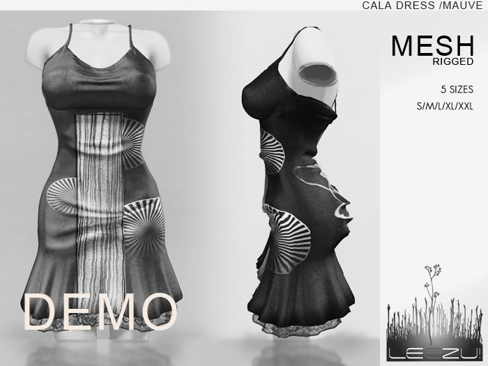 [LeeZu!] Cala Dress <mesh,rigged,materials> DEMO
