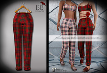 (*<*) 1313 Flannels Pants - Holiday Red Plaid