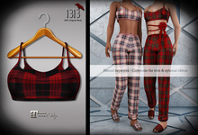 (*<*) 1313 Flannels Halter - Red Plaid