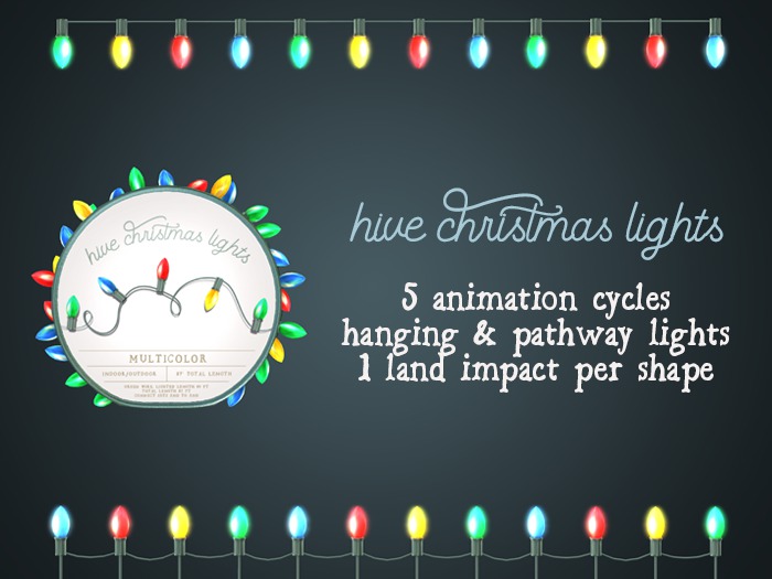 hive // christmas lights kit . multicolor