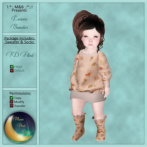 !:*:. M&B .:*:! Leaves Sweater Outfit-