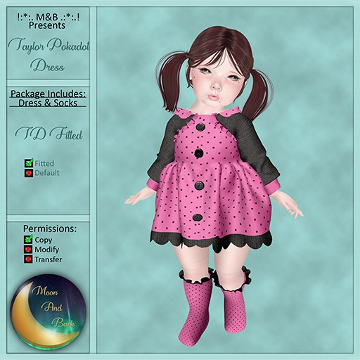 !:*:. M&B .:*:! Taylor Dress Pokadots
