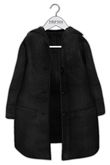 [M] Bebe YOUTH Meria Coat - Noir (Fitted)