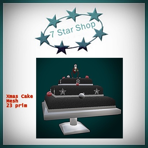 Xmas Cake black