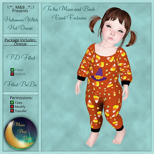 !:*:. M&B .:*:.! CandyCorn Witch Hat Onesie 