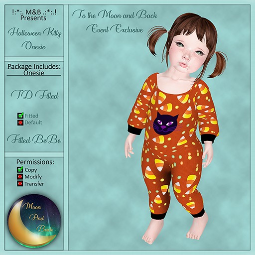 !:*:. M&B .:*:.! CandyCorn Kitty Onesie 