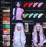 #14 {Limerence} Blue Flower headdress