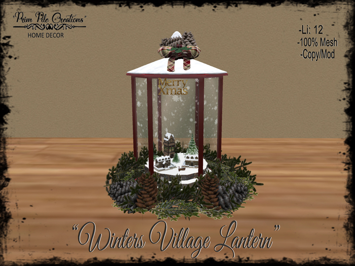 ~PPC~ Winters Village Lantern 