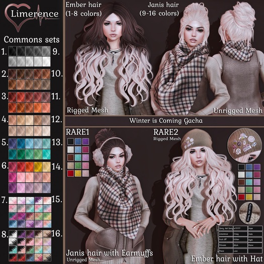 #3 {Limerence} Ember hair-Reds