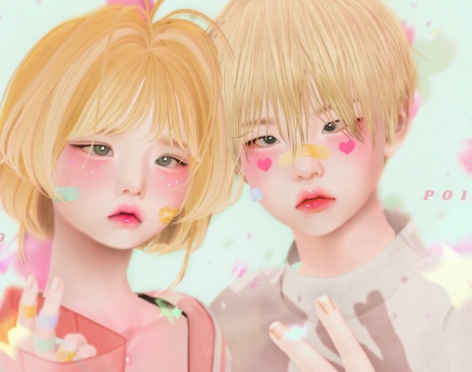 HEART WIFI /  90's Baby Gacha. Poi Skin RARE2 [GENUS]