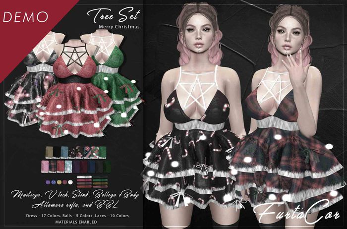 :::DEMO:::[FurtaCor Female] Tree Dress