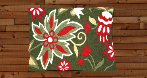 Rug - Christmas Flower