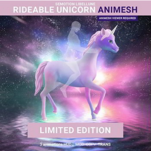 SEmotion Libellune Rideable Unicorn Animesh LIMITED